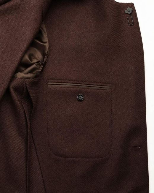Lardini Brown Long-Sleeve Blazer for men