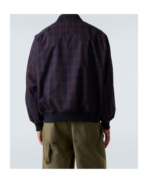 Comme des Garçons Blue Long-Sleeved Casual Jacket for men