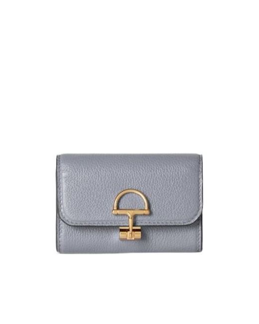 Gucci Gray Softbit Card Case
