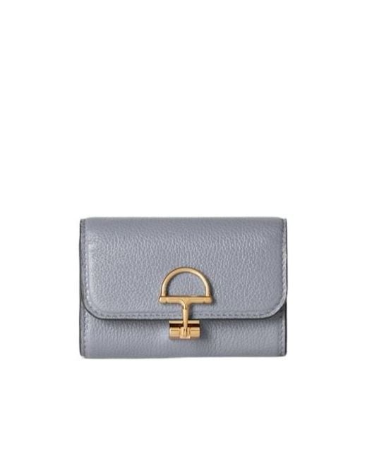 Gucci Gray Softbit Card Case