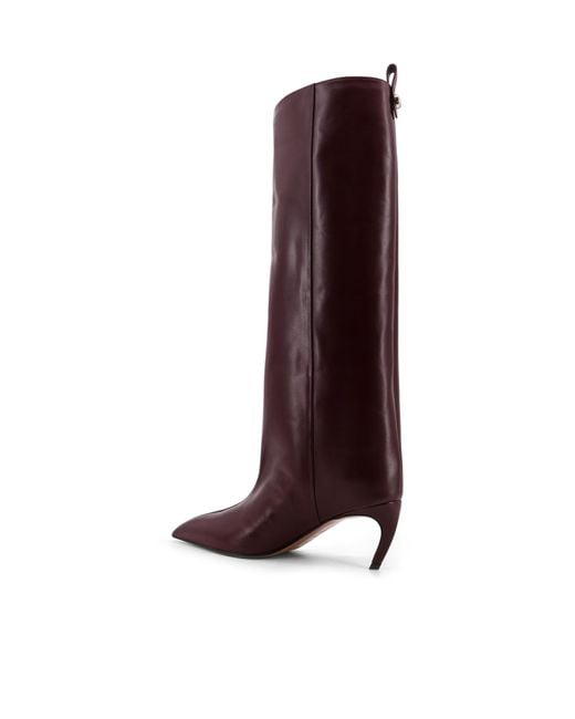 The Attico Brown The Lea Pointed Toe Boots