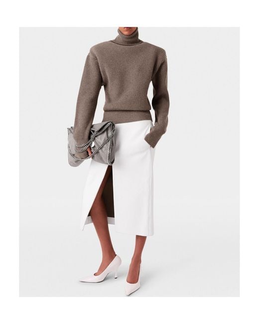 Stella McCartney Gray Long-Sleeved Turtleneck Jumper