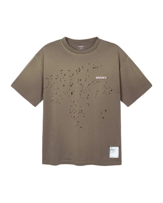 Satisfy Gray Simple T-Shirt for men