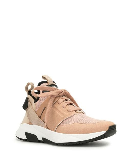 Tom Ford Natural Jago Low-Top Sneakers