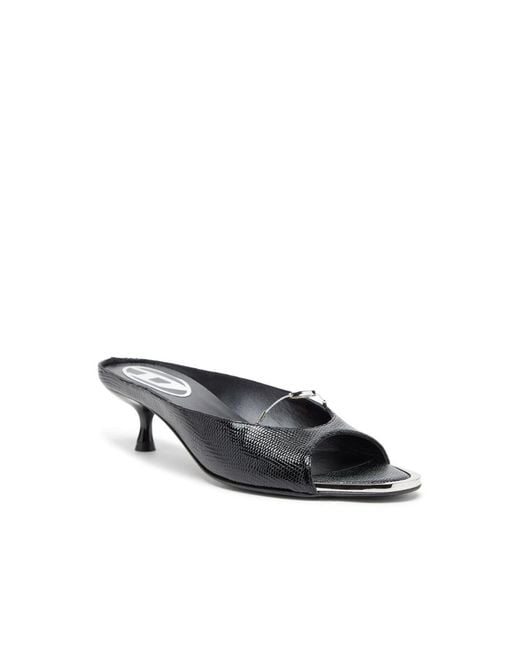 DIESEL Black D Diams Sa 40 Heeled Mules