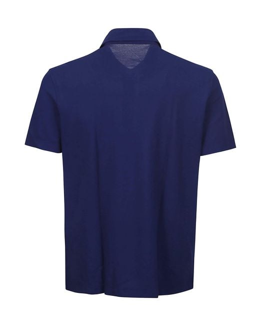 Drumohr Blue Polo Shirt for men