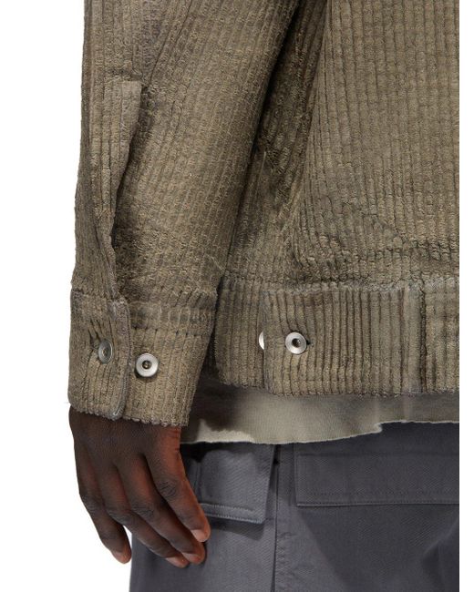 Rick Owens Brown Jumbo Worker Jacket for men