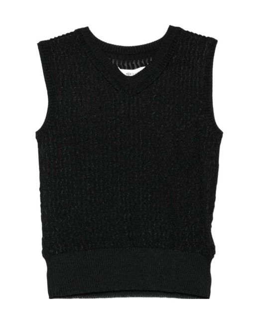 Maison Margiela Black Sleeveless Vest