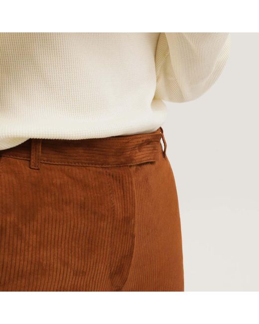 1989 STUDIO Brown Corduroy Flared Pants