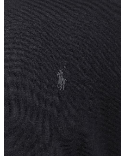 Polo Ralph Lauren Gray Logo Embroidered Crewneck Jumper for men