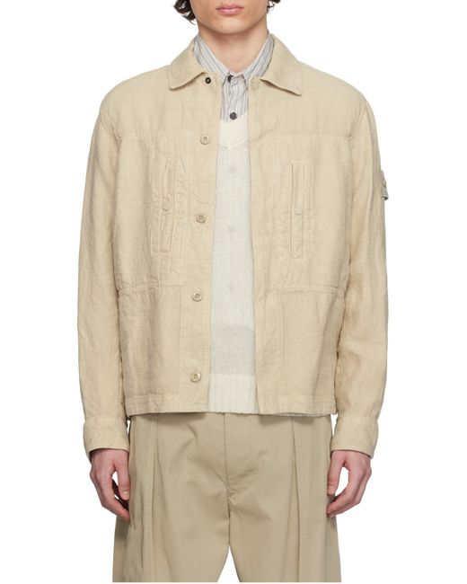 Stone Island Natural Ghost Overshirt for men