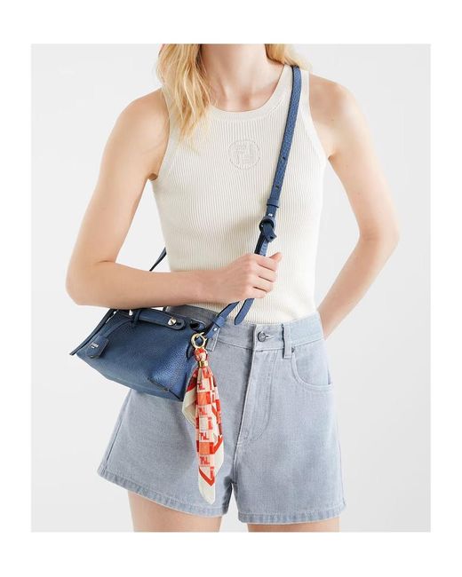 Fendi Blue By The Way Soft Mini Handbag