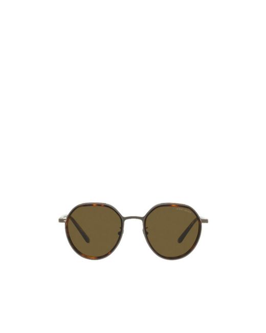 Giorgio Armani Metallic Logo Sunglasses for men