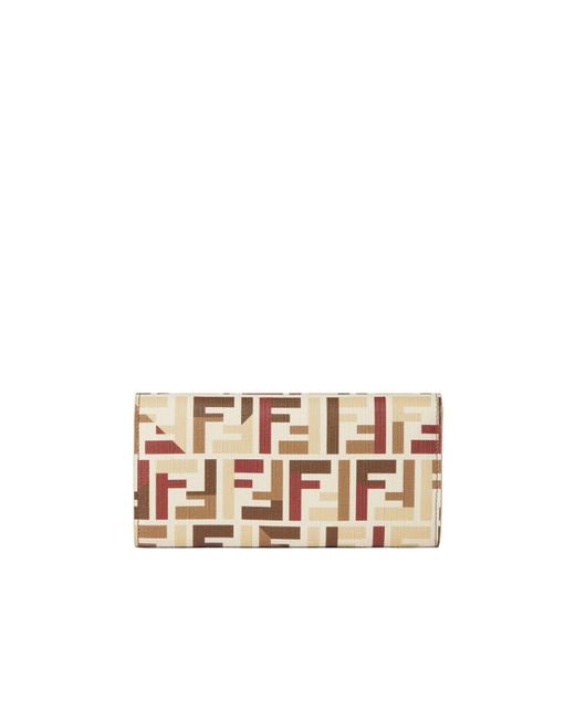 Fendi Multicolor Roma Chained Continental Wallet