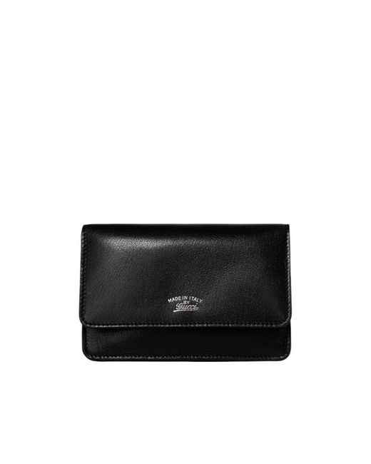 Gucci Black Lira Card Case for men