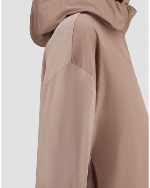 Herno Pink Zip-Up Relaxed Fit Jacket