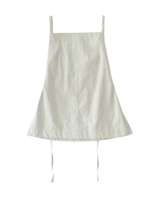 Studio Nicholson White Raddle Apron Top