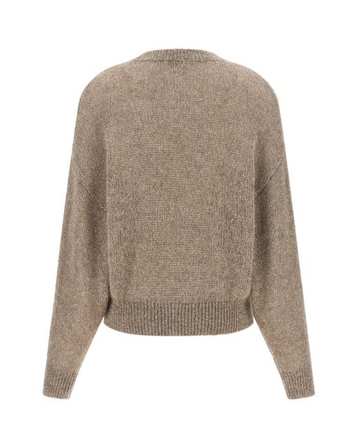 Brunello Cucinelli Brown 'Diamante' Sweater
