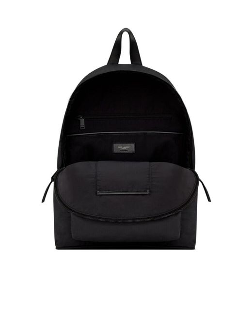 Saint Laurent Black City Backpack for men