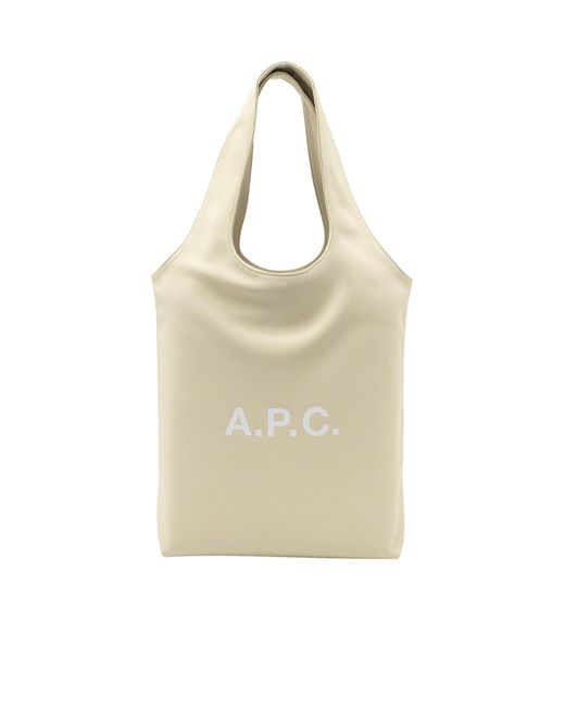 A.P.C. Natural Ninon Small Top Handle Bag for men