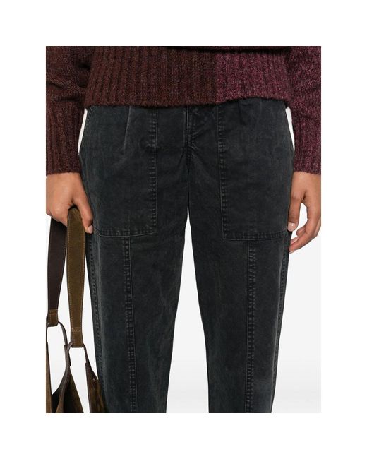 Isabel Marant Blue Étoile Kiana Panelled Trousers