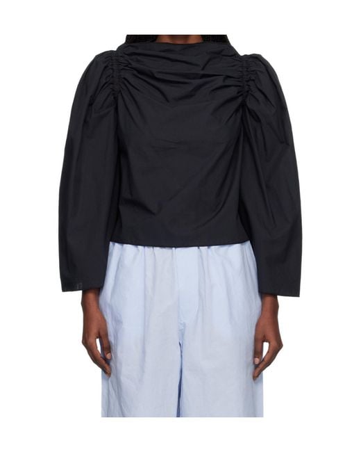 Baserange Blue Simmon Blouse