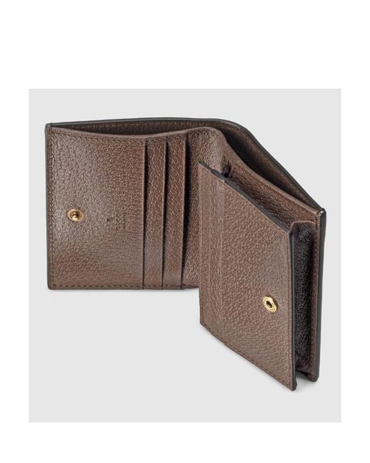 Gucci Natural Diana Bamboo Card Holder Decorated With Super Double G Pattern
