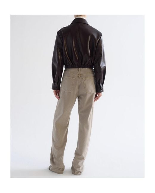 Agolde Black Cropped Jacket