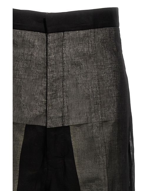 Rick Owens Black Dirt Bolan Pants for men