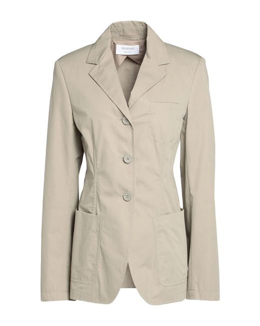 Sportmax Natural Simple Solid Color Suit