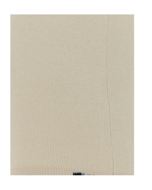 Extreme Cashmere Natural High-Neck Knit Vest