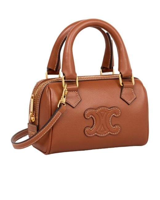 Céline Brown Mini Boston