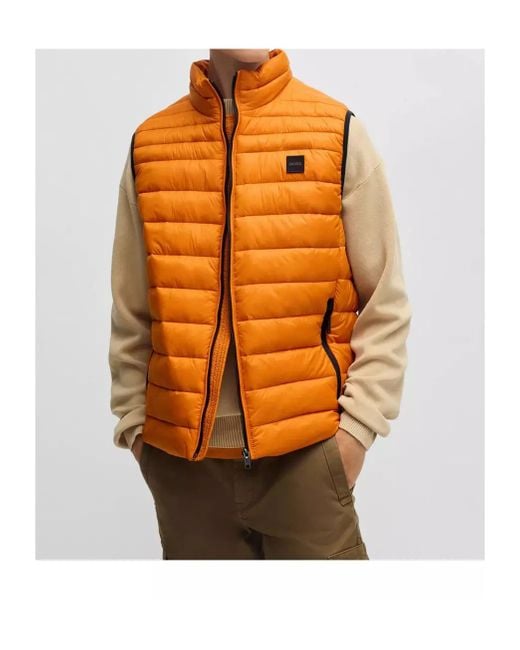Boss Orange Water-Repellent Gilet for men