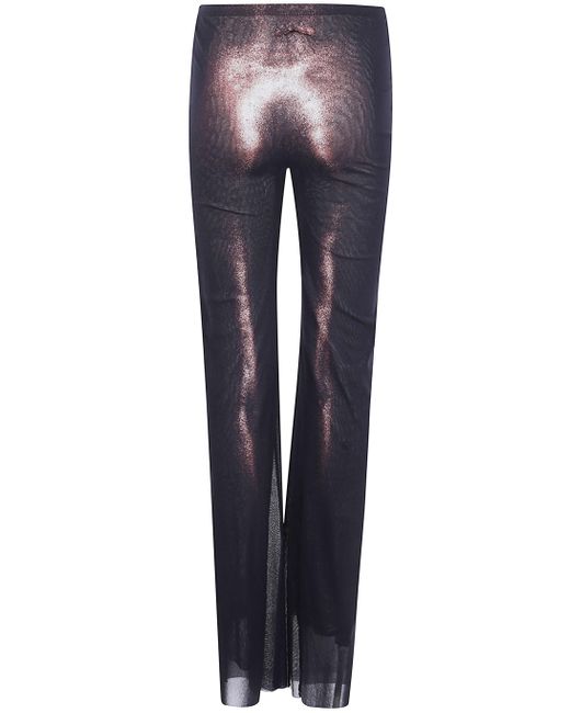 Jean Paul Gaultier Blue Printed Casual Pants