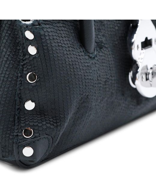 Zanellato Black Turnlock Shoulder Bag