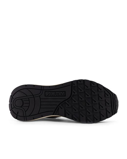 Autry Brown Reelwind Suede Sneakers for men