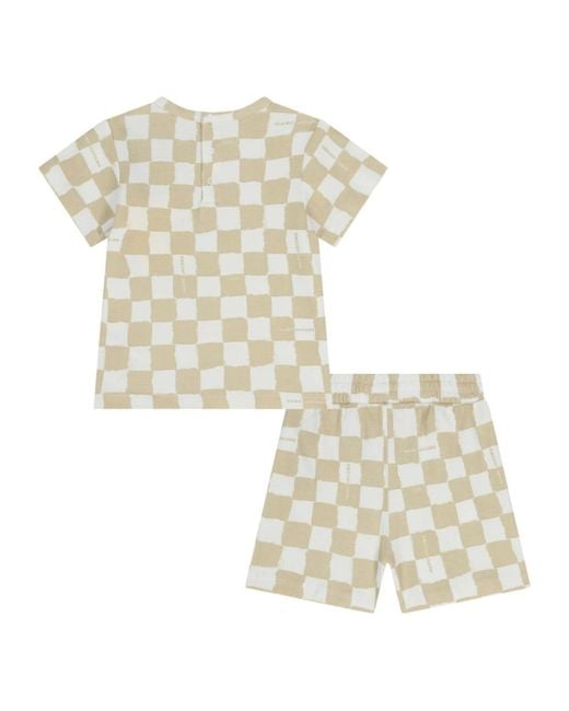 Marc Jacobs White Checkerboard Label-Patch Tracksuit Set