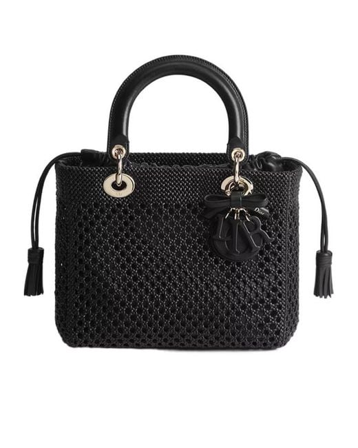 Dior Black Medium Lady Bag