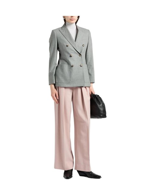 Max Mara Gray Double- Suit