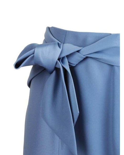 Emporio Armani Blue Emblem Skirt
