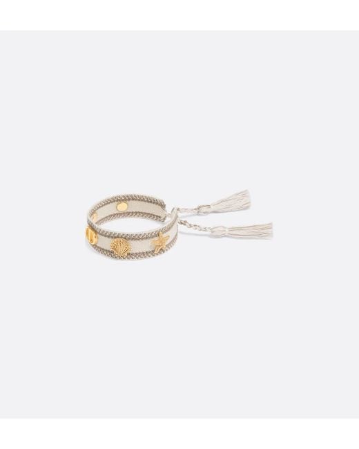 Dior White Iviera Christian Bracelet