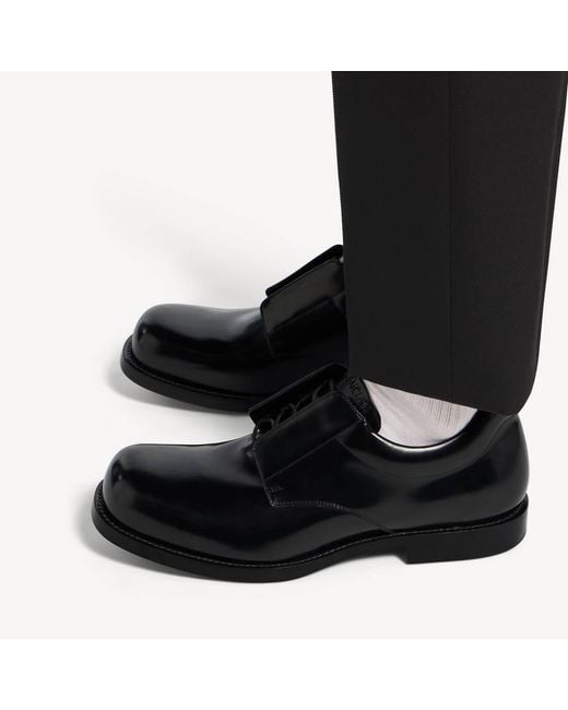 Balenciaga Black Comfy Derby Shoes for men