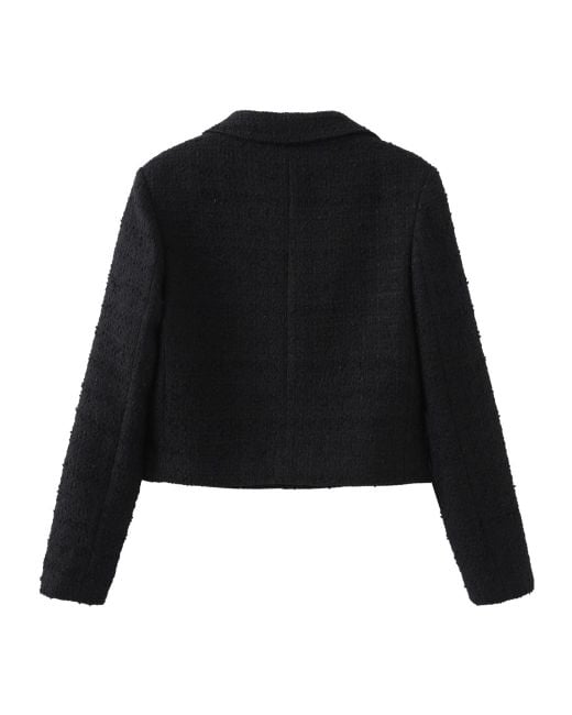 Marissa Chiara Black Long-Sleeved Jacket
