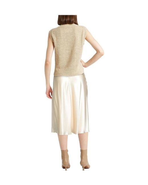 Max Mara White Midi Skirts