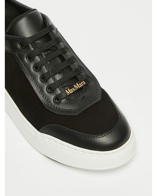 Max Mara Black Urban Suede Sneakers