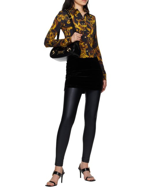 Versace Jeans Black Watercolour Couture Shirt