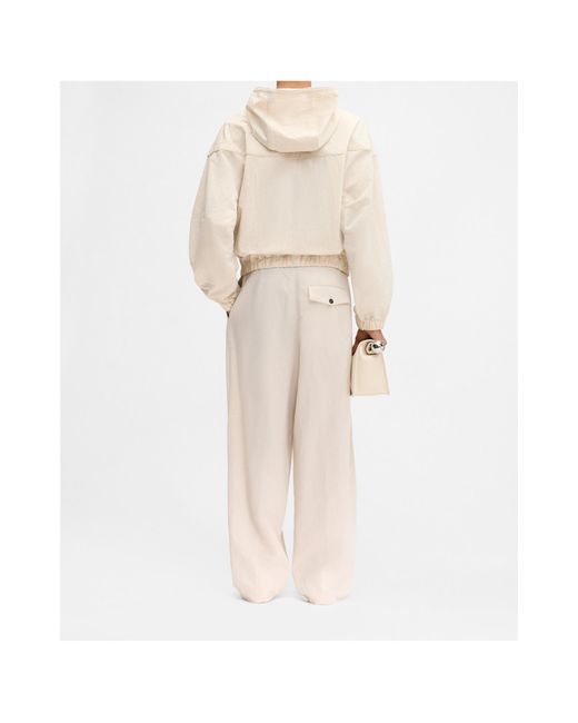Jacquemus Natural Hooded Zip-Up Jacket for men