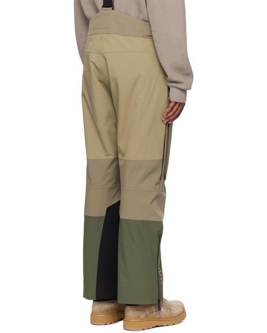 Moncler Green Grenoble Water Repellent Ski Pants for men