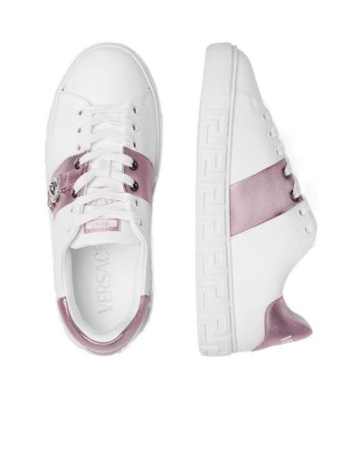 Versace Multicolor Greca Embellished Sneakers