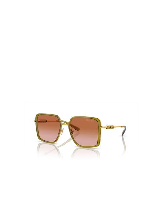 Versace Pink Eyewear Square Frame Sunglasses